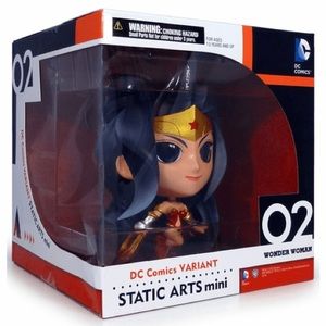 DC Comics VARIANT STATIC ARTS mini Wonder Woman PVC Figure Open Box